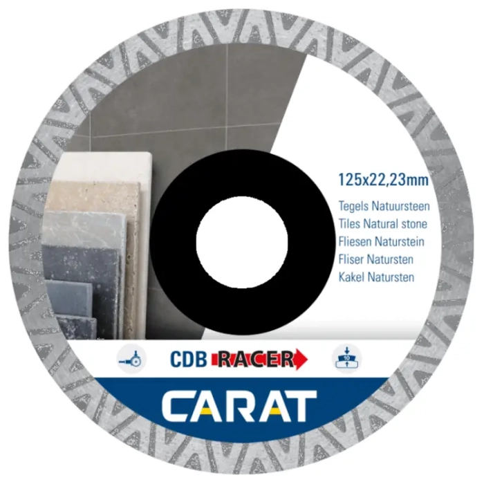 CARAT CDB1253000 tarcza do płytek ceramicznych BRILLIANT Ø 125x22.23 mm, typ CDB