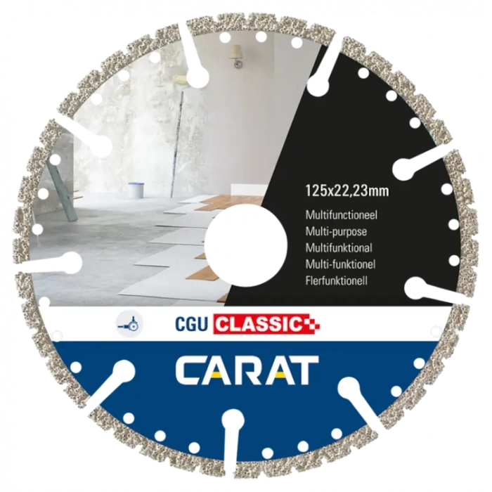 tarcza diamentowa 125 x 22,23mm CARAT MULTI CGU CLASSIC CGUC1253000