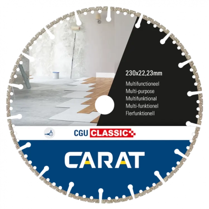 tarcza diamentowa 230 x 22,23mm CARAT MULTI CGU CLASSIC CGUC2303000
