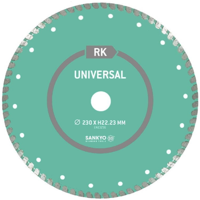 tarcza diamentowa uniwersalna 125 x 22,23 mm SANKYO SURK125300 segment  turbo