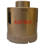 ASPRO koronka diamentowa do gresu 50x50x10mm z mocowaniem M14