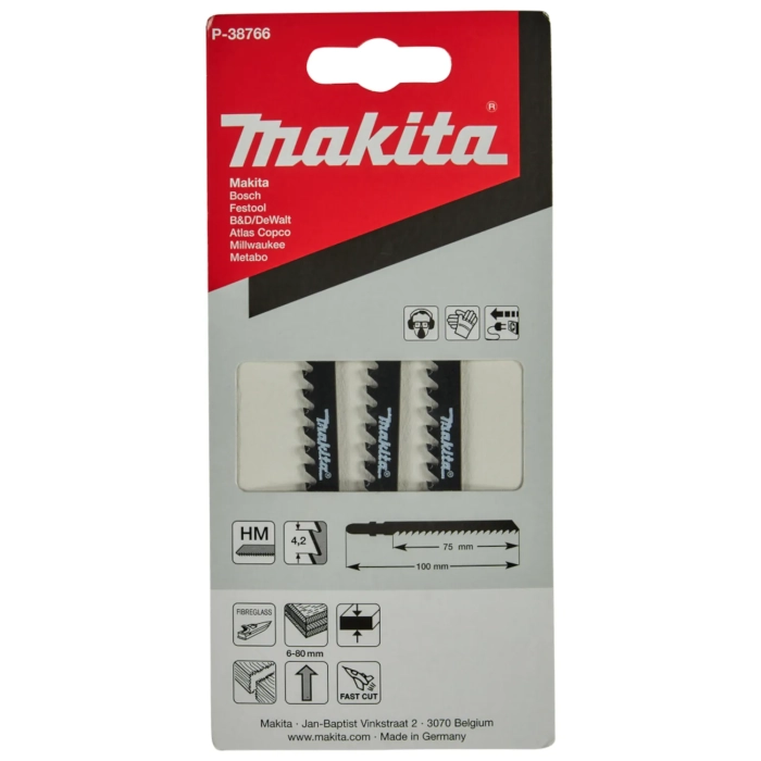 Makita P-38766 brzeszczot TC/HM 100 x 1,9 mm 6 zębów/cal 3 szt
