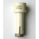 koronka diamentowa do gresu 20mm , gwint M14, wiercenie na sucho CARAT EHS0200706