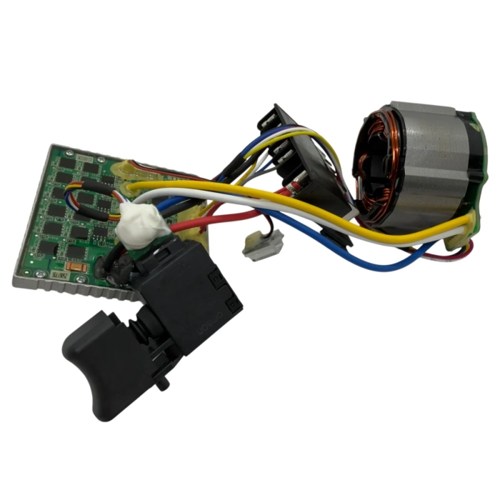 HiKOKI 379274 stojan + okablowanie + wyłącznik + elektronika + przyłącze akumulatora + uchwyt diody