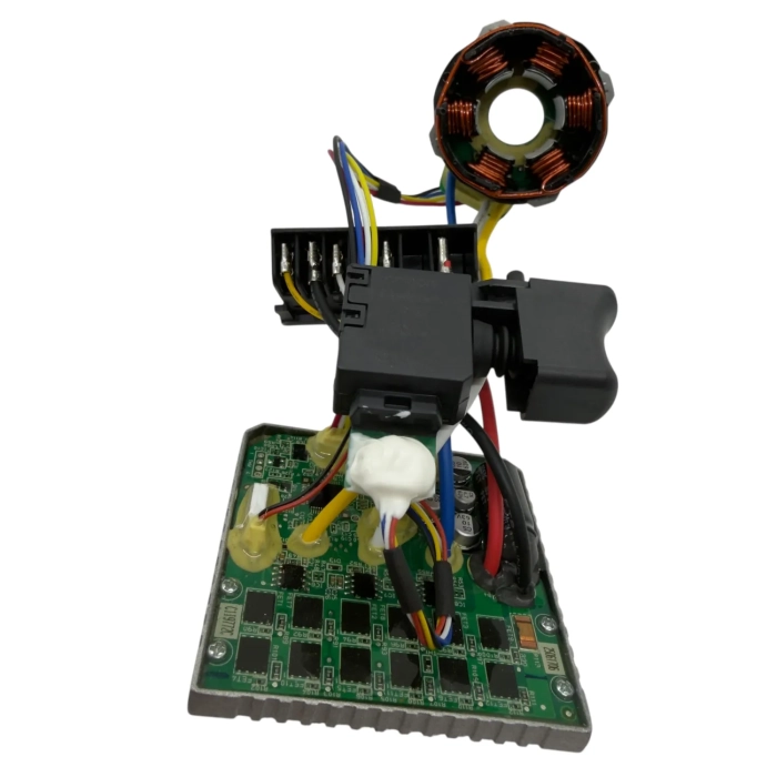 HiKOKI 379274 stojan + okablowanie + wyłącznik + elektronika + przyłącze akumulatora + uchwyt diody