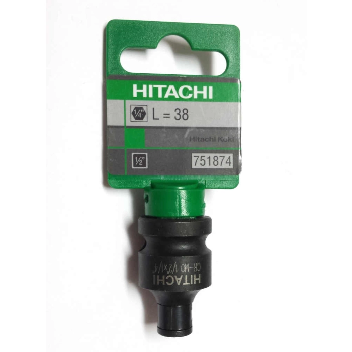 HiKOKI 751874 adapter 1/2"-1/4" szesciokąt z kulką Nasadki udarowe HiKOKIHiKOKI